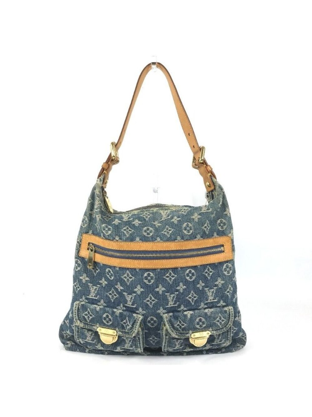 Louis Vuitton Shoulder Bag Baggy GM Monogram Denim Blue